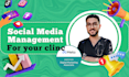 manage all social media accounts for your clinic