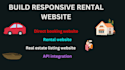 build custom booking software direct booking website, rental webiste api