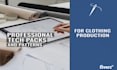 create professional tech packs and patterns for clothing production
