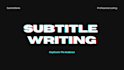 write engaging video subtitles with translation and embedding