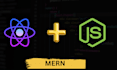 develop react js web app with node, express and mongodb