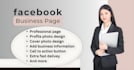 do a facebook business page, fan page setup and optimization