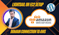 setup website on amazon web services AWS lightsail ec2