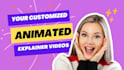 create animated 2d explainer videos story animation crypto meme coin