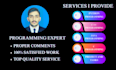 do python java, c, cpp programmer for code development projects, and tasks