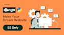 make pyhon website using django and react js along with ai