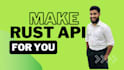 do rust programming, rust api