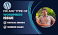 fix and redesign header, footer, main menu for wordpress elementor website