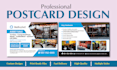 design a professional postcard, direct mail, eddm, mailer or flyer