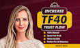 increase your website majestic trust flow tf cf 40 plus