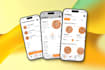 design modern app design, mobile app in figma