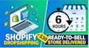 build a branded shopify dropshipping store in 6 hours