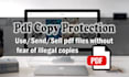 provide copy protection for pdf files