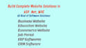 build complete website solution with database in asp net mvc