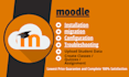 install, configure, migrate and upgrade your moodle website