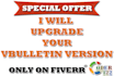 upgrade your vbulletin professionally