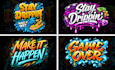 design a creative typography and graphic tshirt design