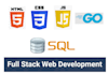 do fullstack website development using react js and go