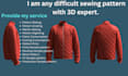 make clothing sewing pattern with grading in low price