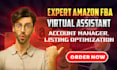 be your expert amazon fba fbm virtual assistant