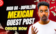 do high da mexican, german, italy, spanish, cuba, brazil, portugal guest posting