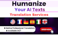 proofread and edit your ai generated content in eu languages