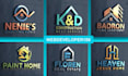 design  property, construction,   real estate home logo