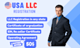 do US llc and ltd registration for US residents  with ein number
