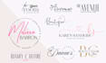 design minimal luxury initial monogram signature logo design
