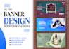 design web banner, website header, google shopify banner