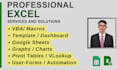 be your expert in microsoft excel, excel vba, macros, formulas and dashboard