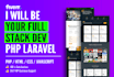 develop or fix any laravel codeigniter javascript website