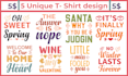 create unique custom typography and svg t shirt design for your etsy