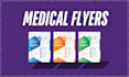 design professional medical, dental and educational  flyers