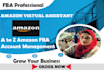 be your professional amazon virtual assistant and amazon fba VA