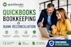 do your quickbooks bookkeeping and bank reconciliation