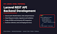 build a secure laravel rest API backend for your app