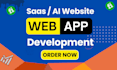 build rebuild full website front end saas ai developer