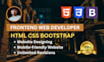 create responsive html css bootstrap website for you