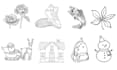 create vector line art line drawings and instructions logo