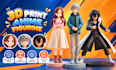 create a 3d anime figure for 3d printing
