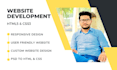 design and develop responsive website with HTML and  CSS