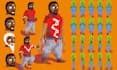 2d sprite sheet animation, sprite sheet character, pixel art, game assets