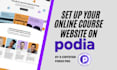 setup your podia online course website