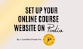 set up your podia website, community and online course