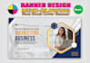 do creative social media designs, banner ads designs