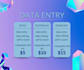 do data entry, data mining, web research and copypaste