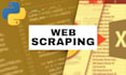 scrape websites, collect data, automate tasks with python