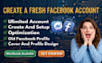 create facebook accounts for personal or business use, and old fb profile