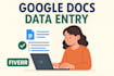 format, design, edit, fix document in google doc